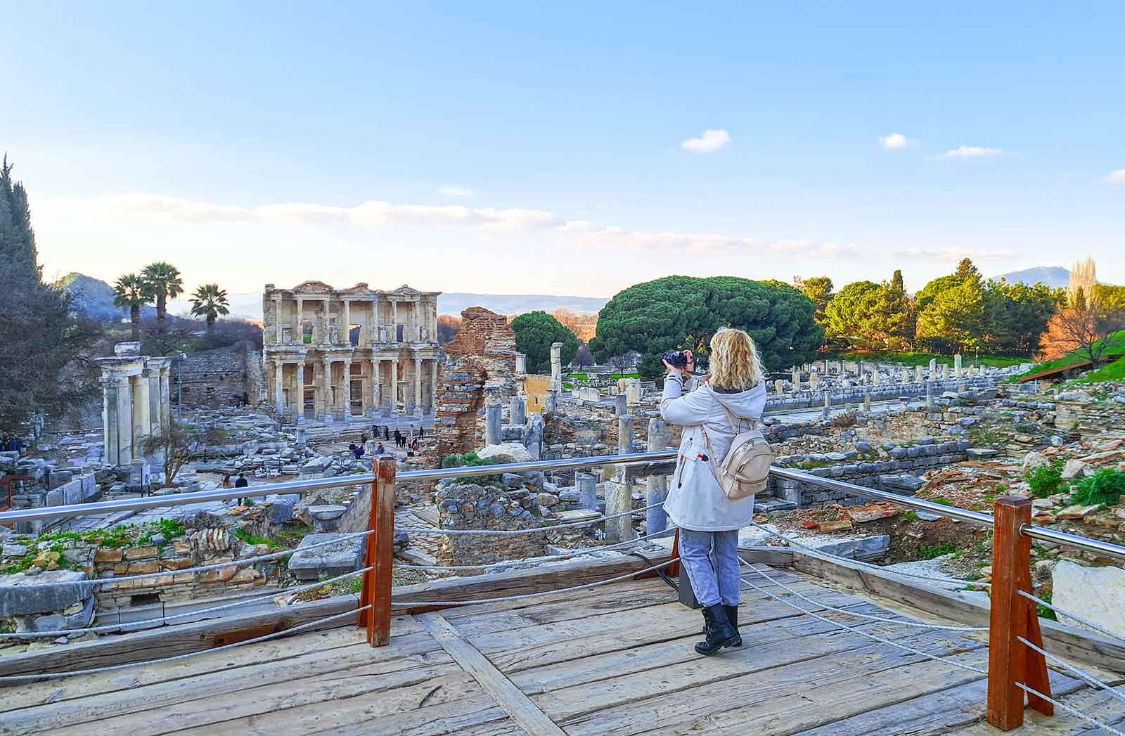 Ancient City Ephesus Tourist View