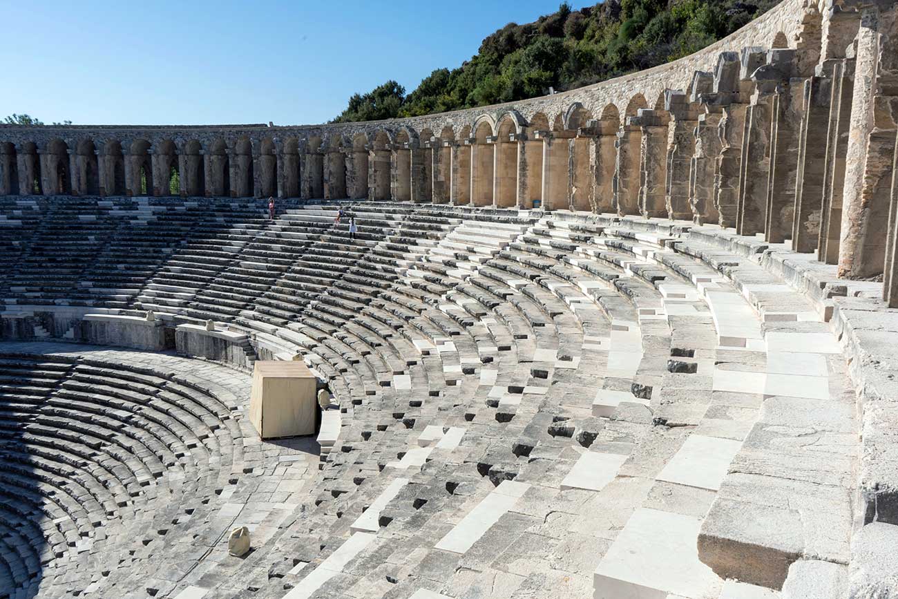 Ancient Rome City Aspendos Theatre