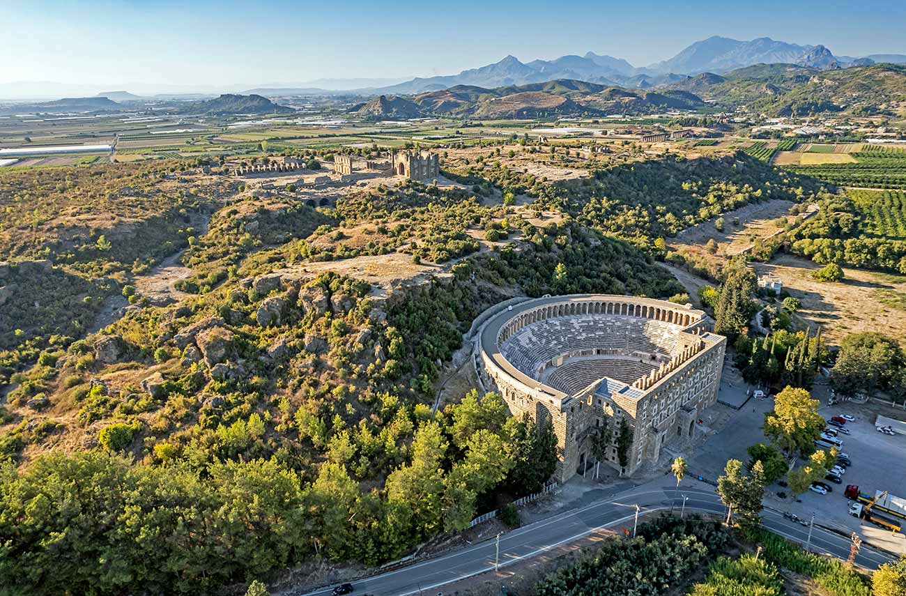 Aspendos Ancient City View