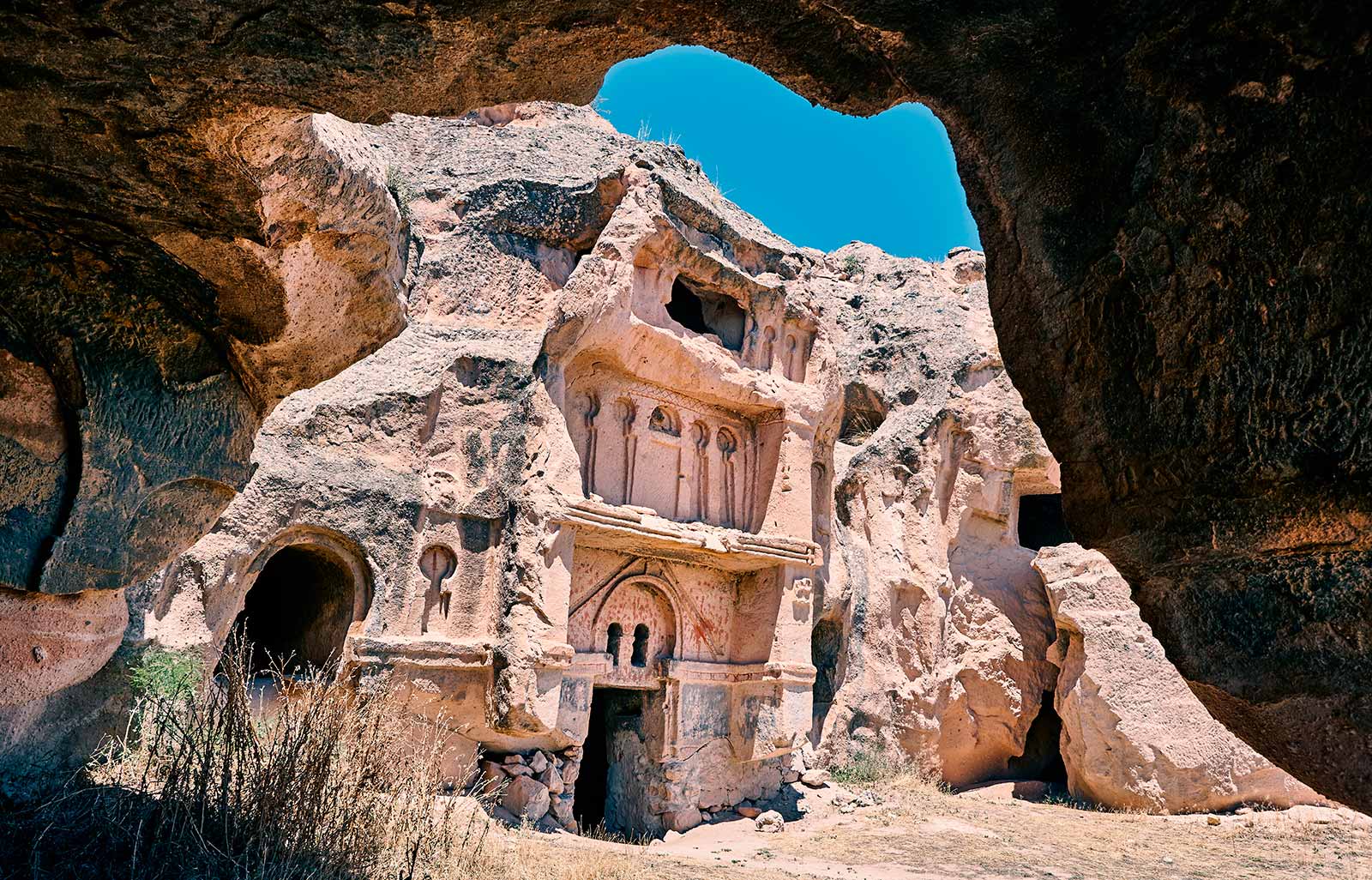 Biblical Turkey: Cappadocia Ancient Monastery Carved in Gulsehir