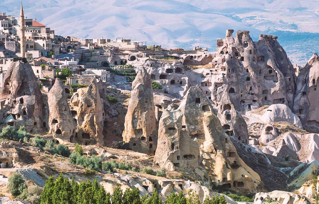 Biblical Turkey: Cappadocia Cave Houses View