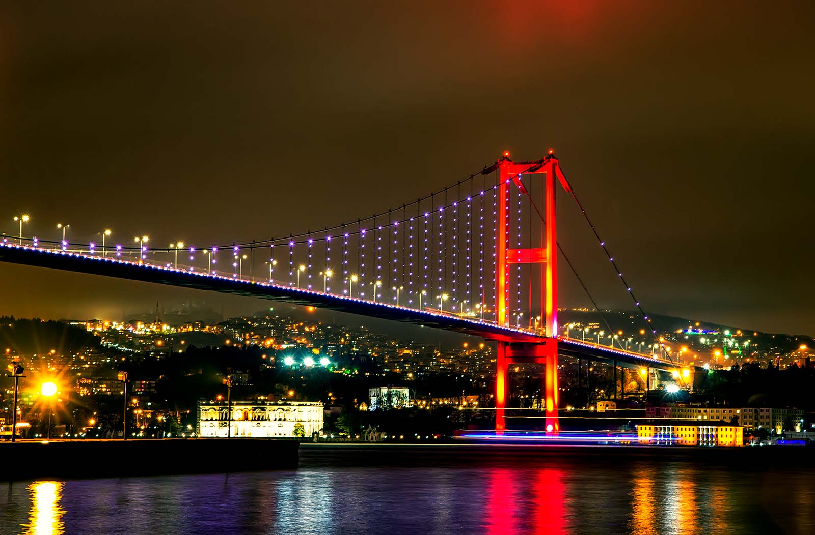 Bosphorus Bridge Istanbul Nightlife