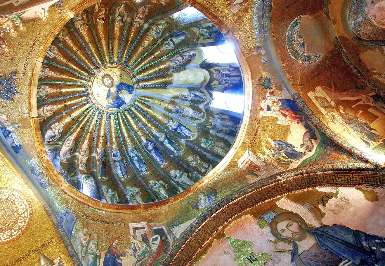 Chora Museum Kariye Mosque Dome Frescos