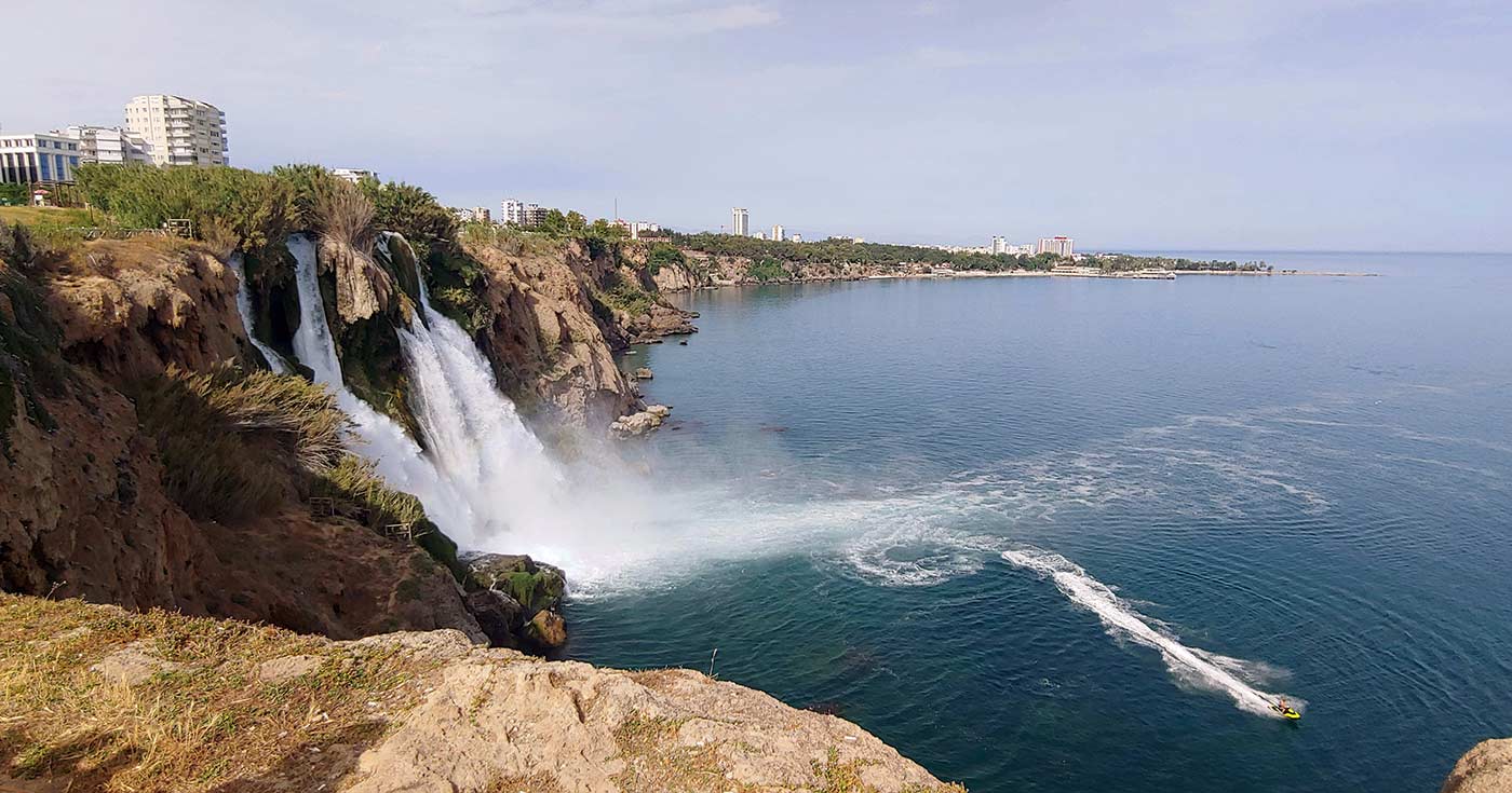 Düden Waterfalls Landscape