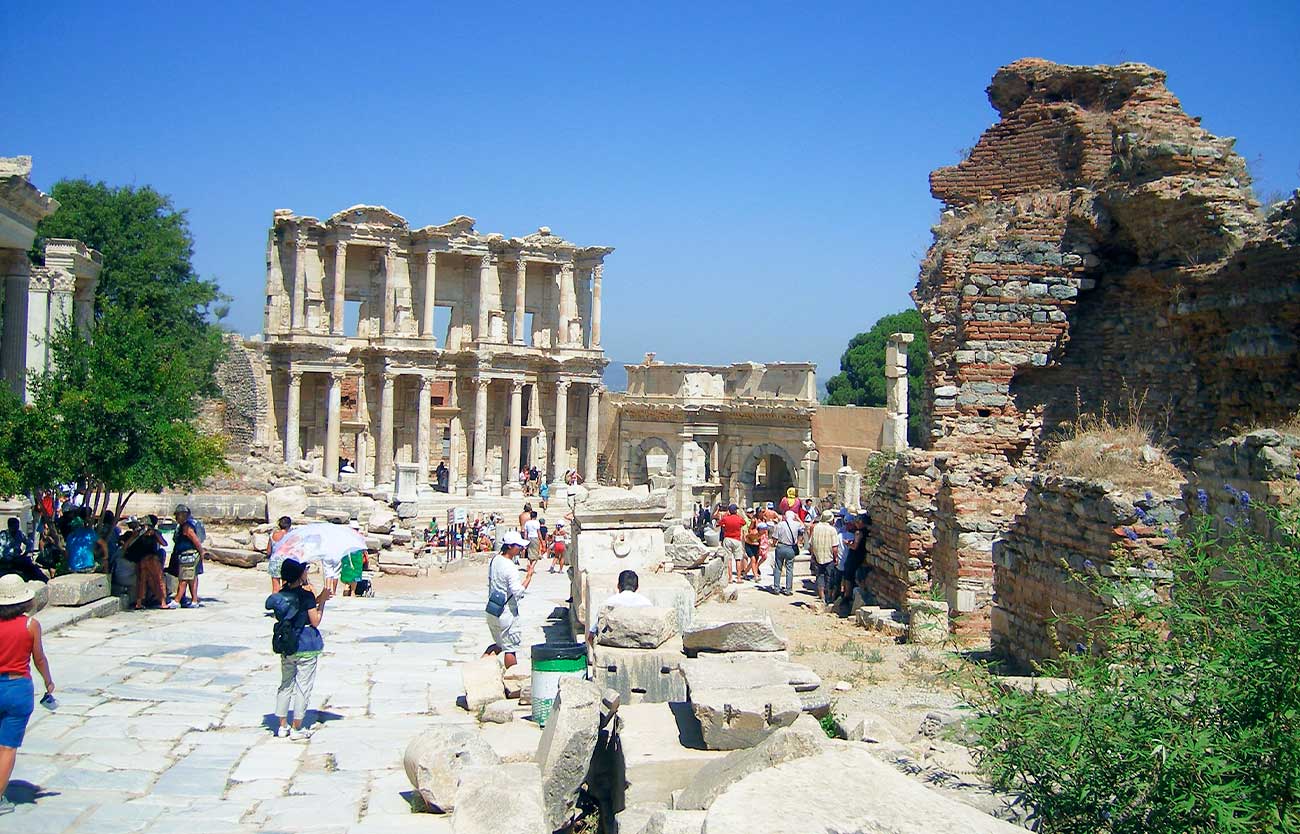 Ephesus Ancient City Marble Road and Celsus Library