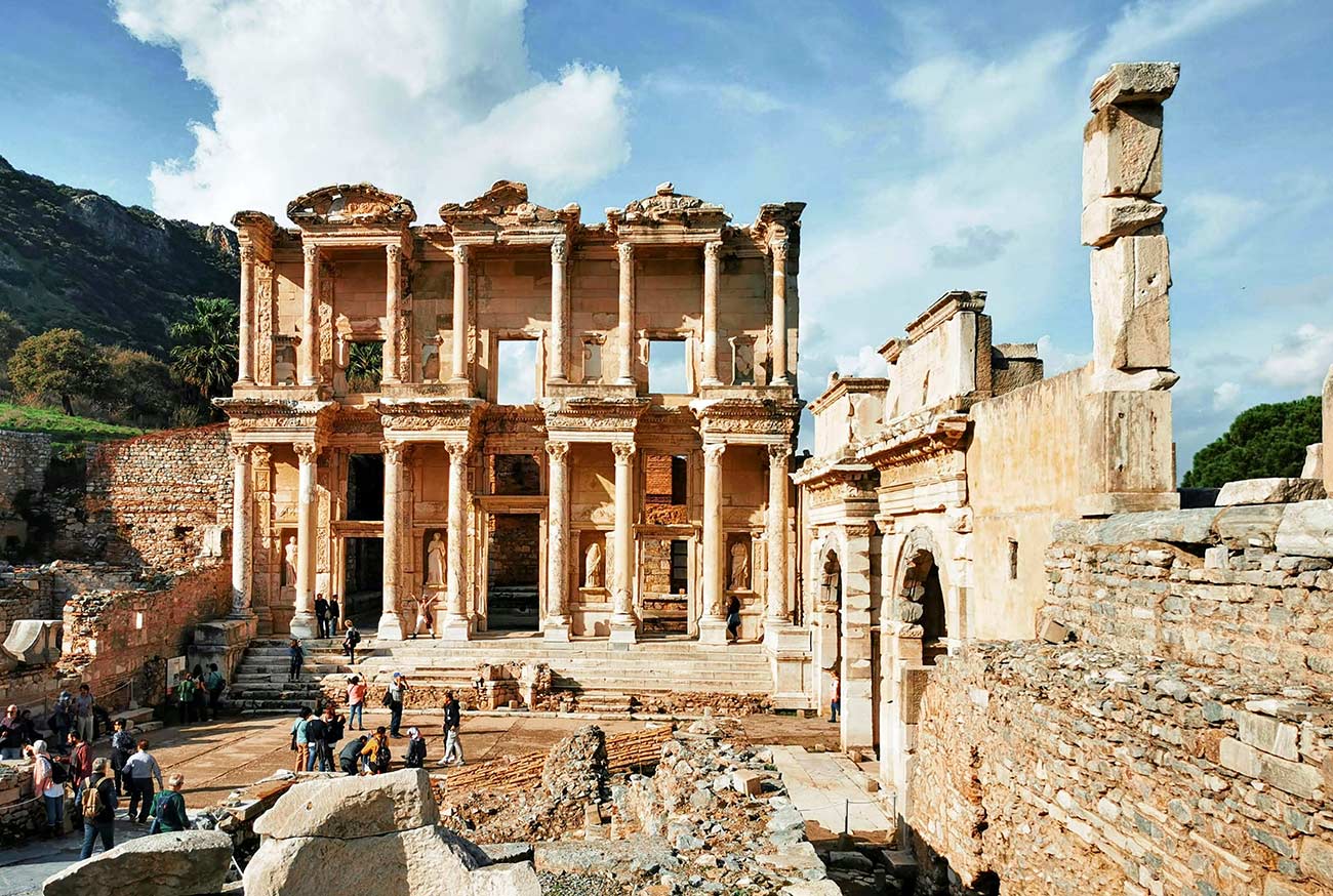 Ephesus Celsus Library in Turkey