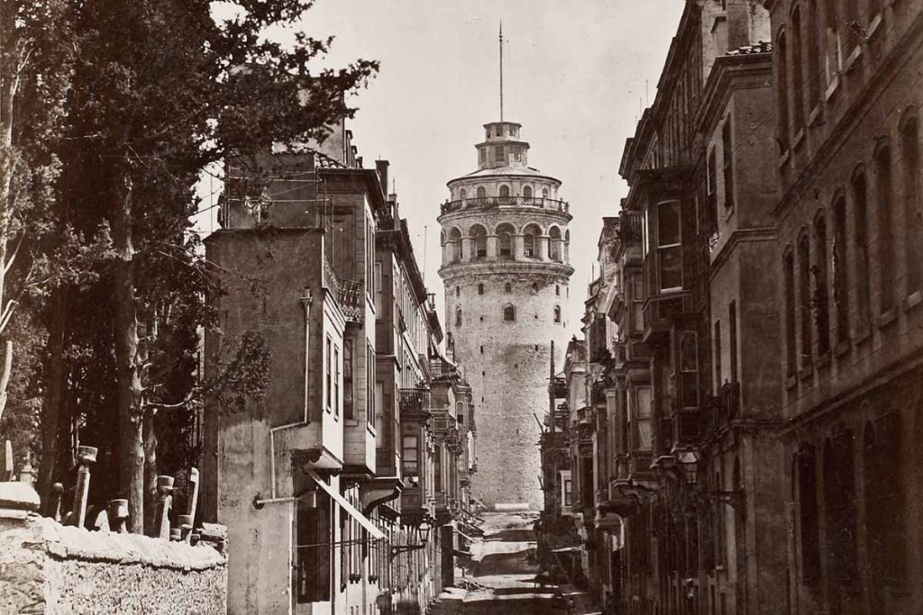 Galata Tower Old Photo (1875)