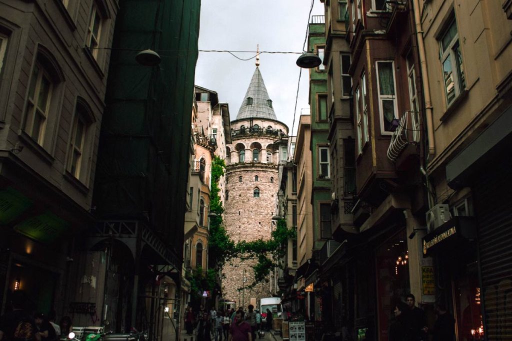 Galata Tower and Street