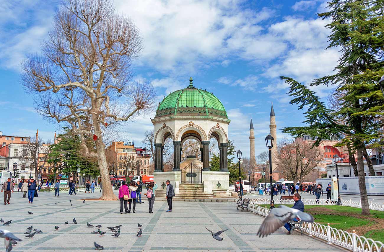 German Fontain and Sultanahmet Square