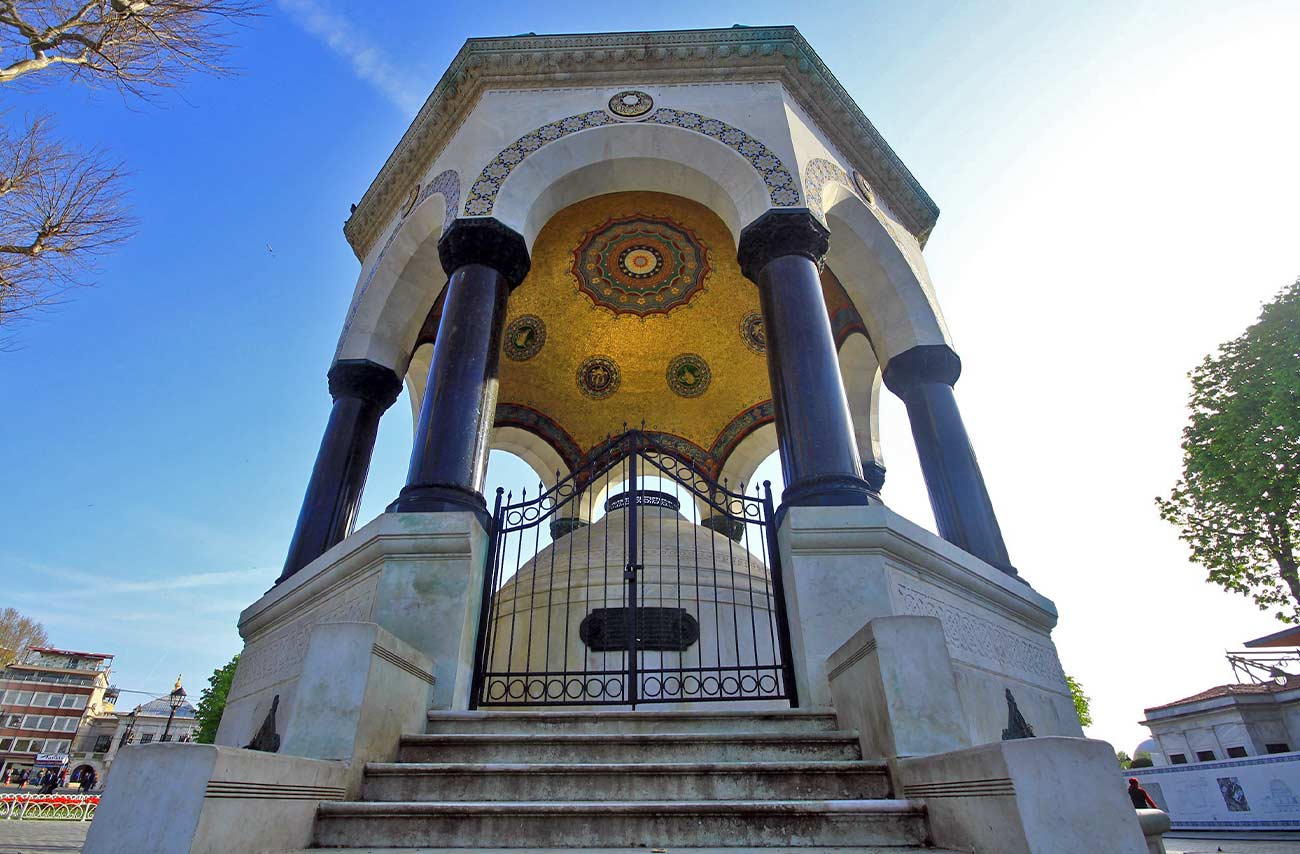 German Fountain View