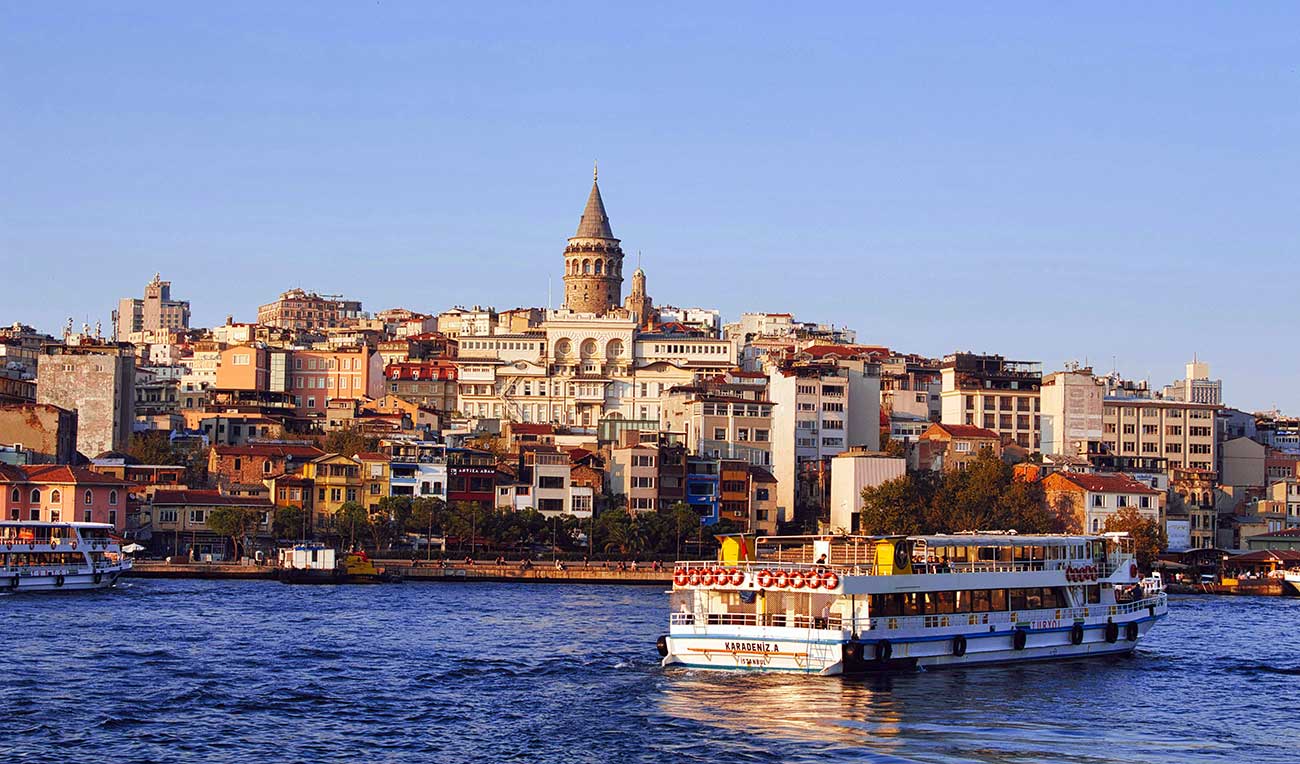 Golden Horn, Ferry and Galata District