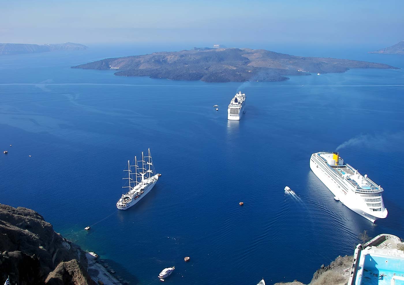 Greek Islands From Turkey with Ferry and Cruiseship