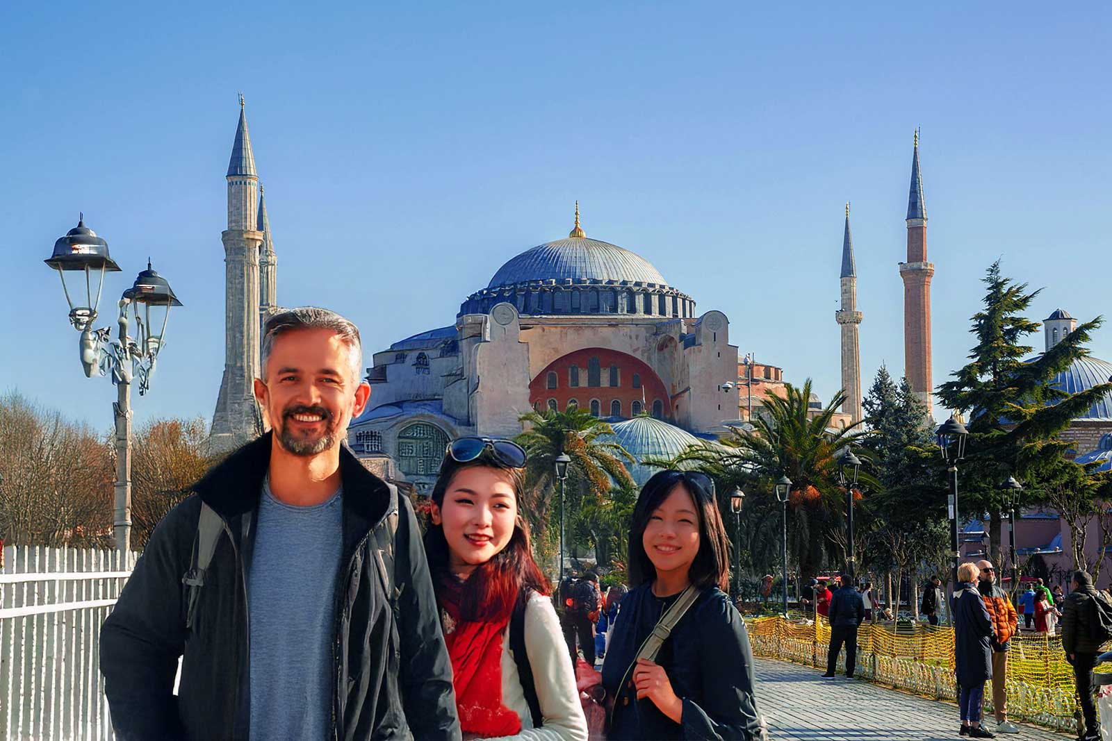 Guide and Tourist Istanbul Hagia Sophia