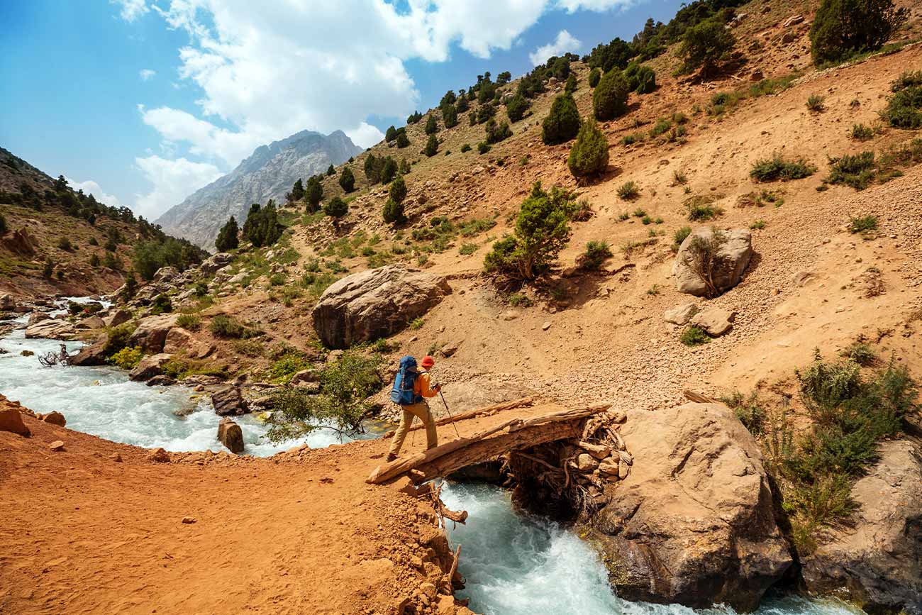 Hiker in Turkey