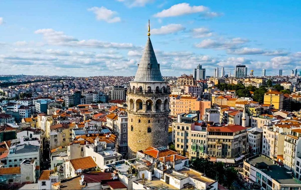 Istanbul Beyoglu and Galata City View