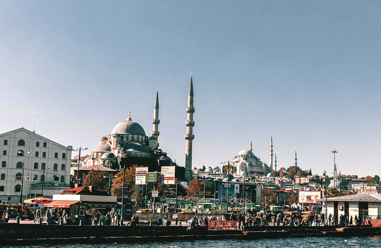 Istanbul Eminonu Square and Mosques