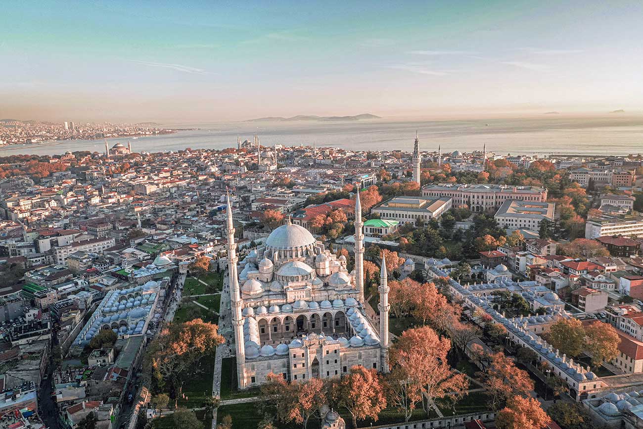 Istanbul Landscape With Mosques