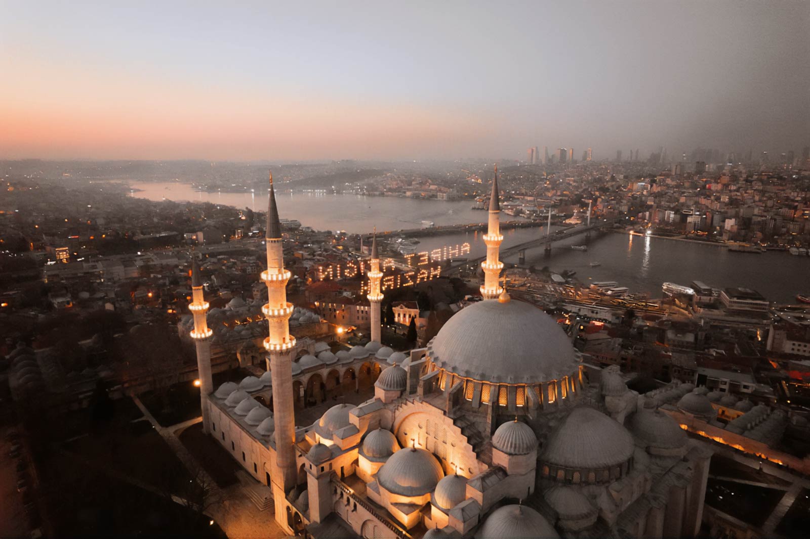 Istanbul Mosuqe View at Ramadan