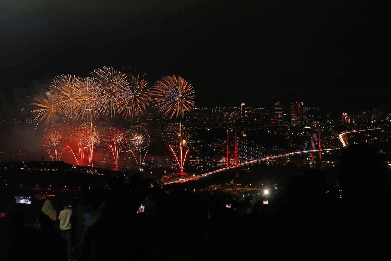 Istanbul New Year Fireworks