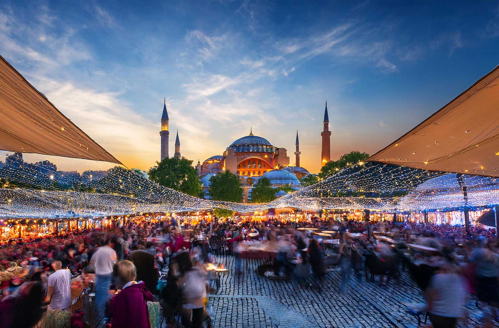 Istanbul Ramadan Sultanahmet Hagia Sophia Market