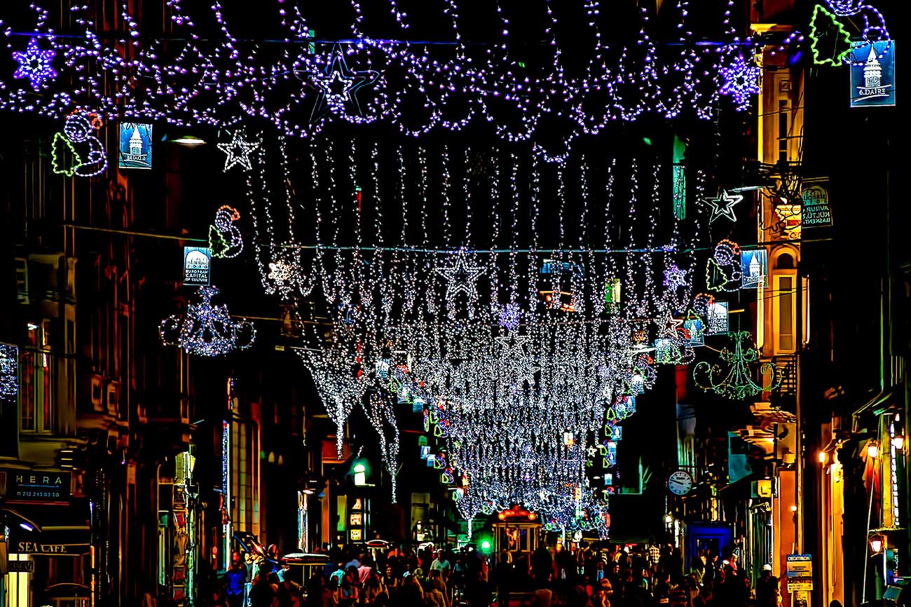 Istiklal Street Christmas 2024 in Istanbul