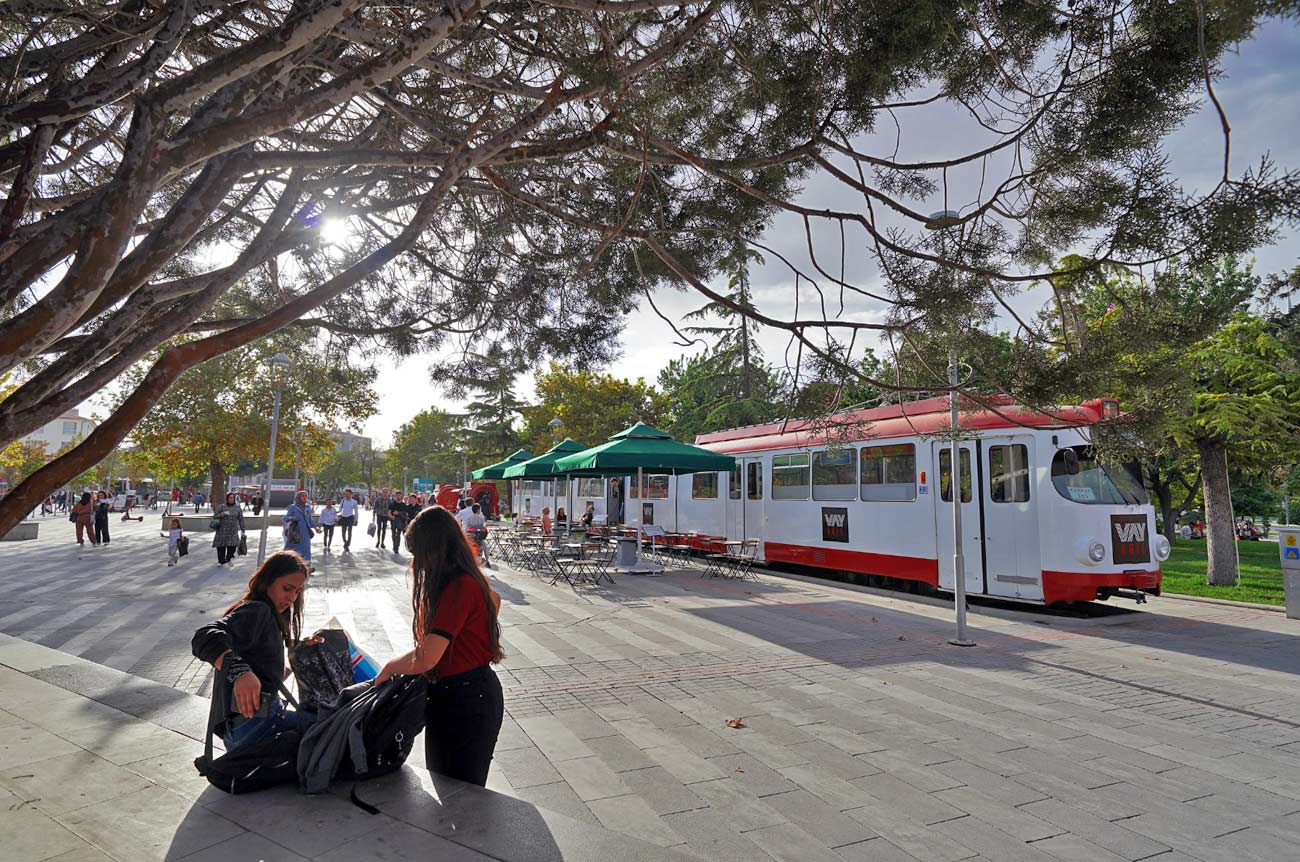 Konya People and Tram