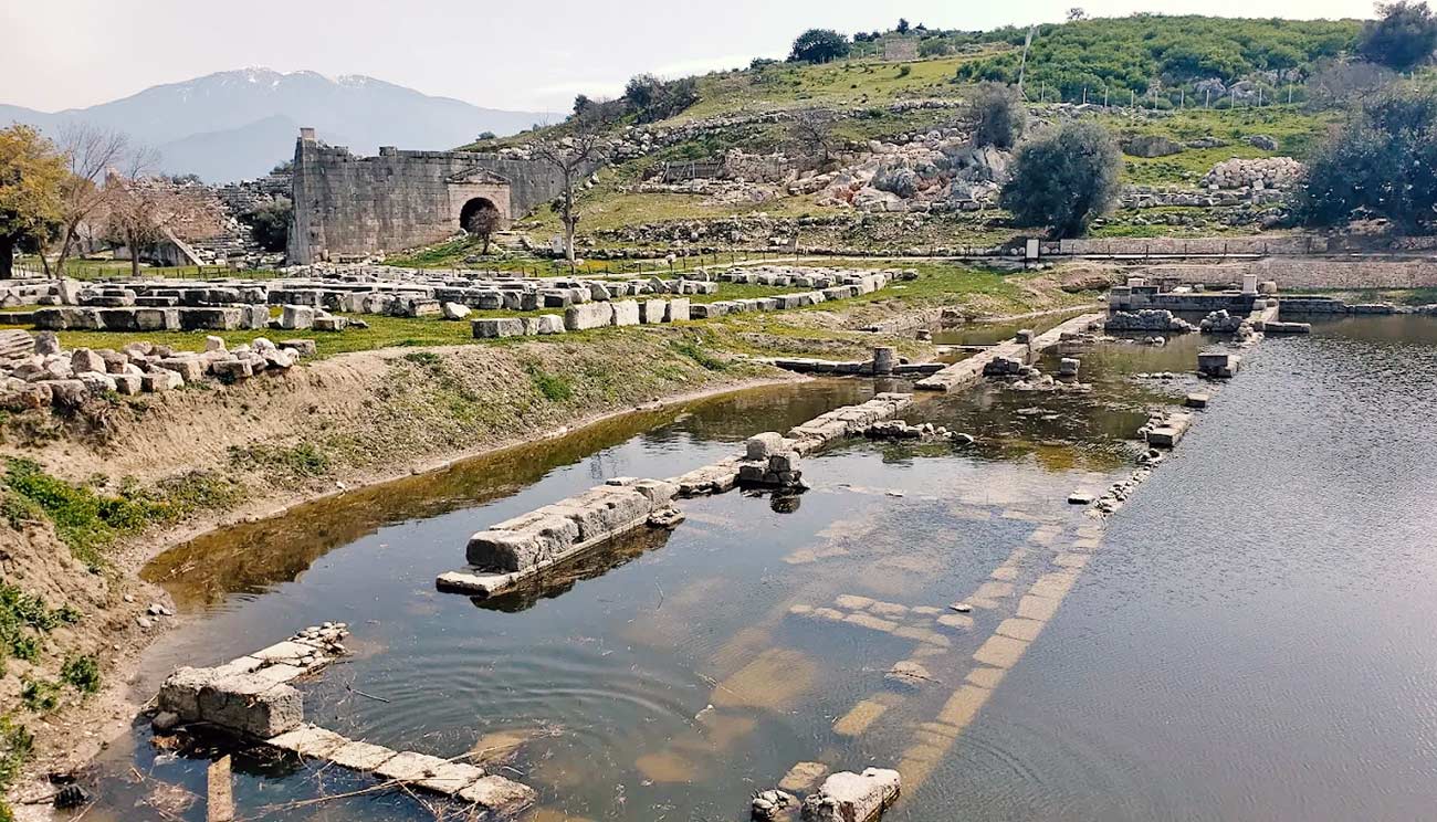 Letoon Ancient City Landscape