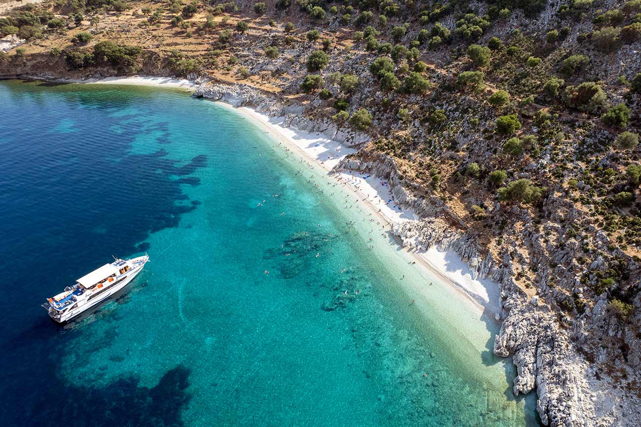 Mediterranean Sea and Beach