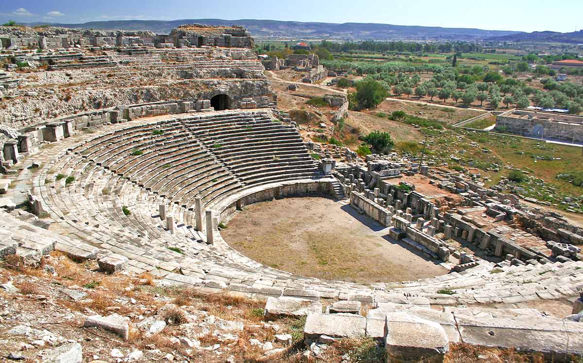 Miletus Ancient City Amphitheater View