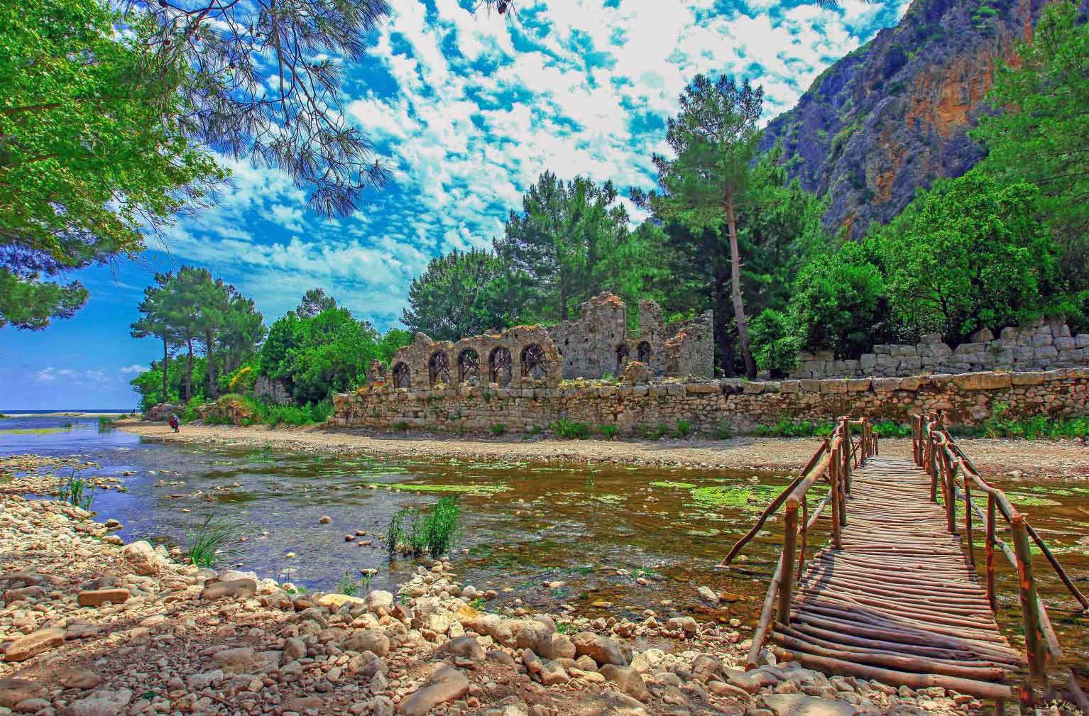 Olympos Lycian Ancient City View