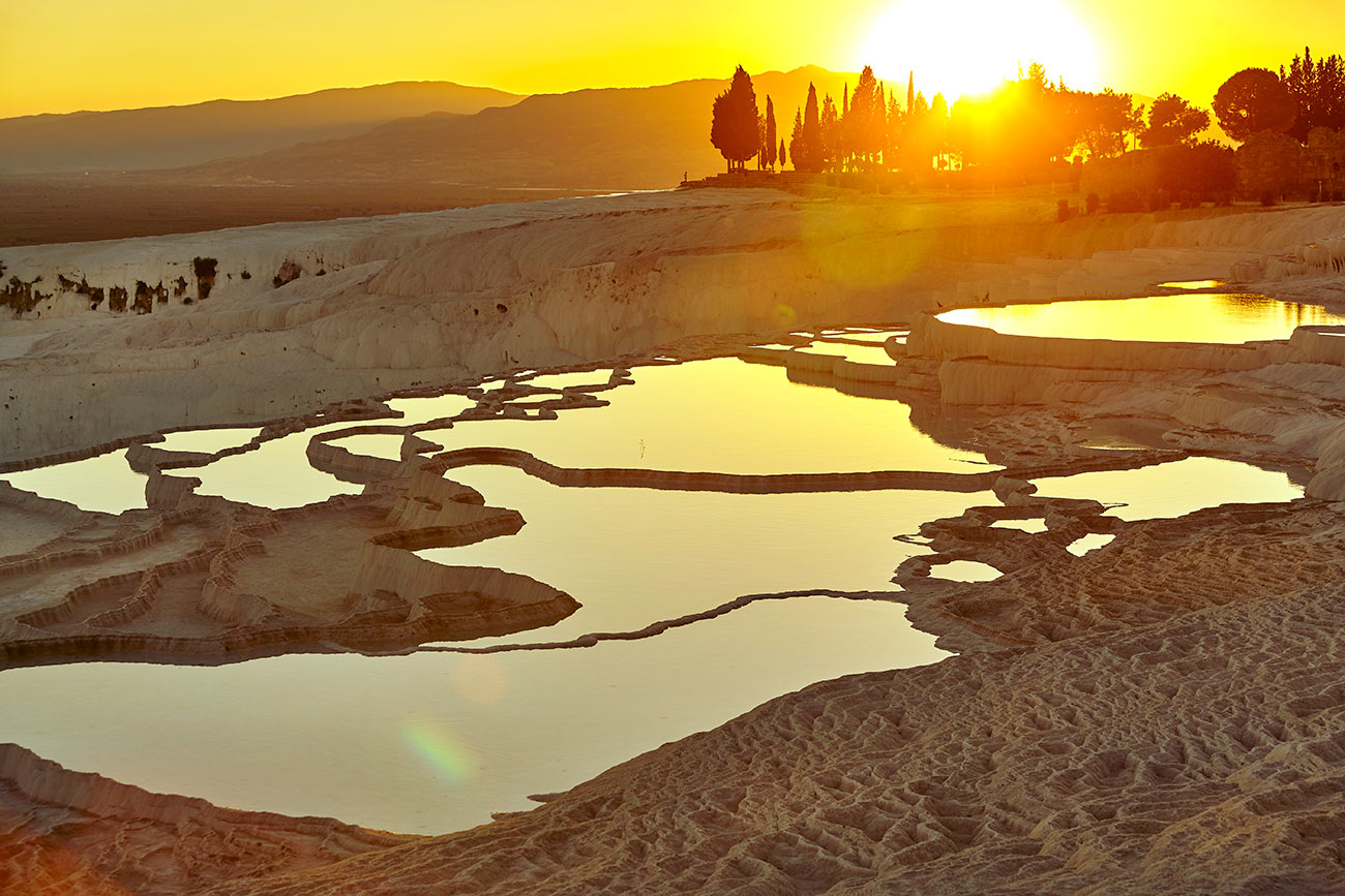 Pamukkale Sunset