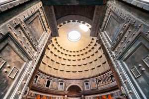 Pantheon Inside and Dome View