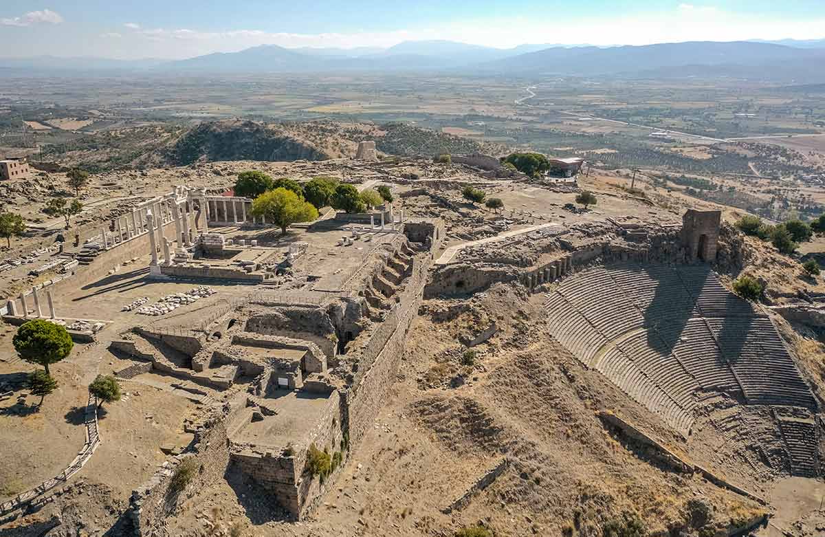 Pergamon Ancient- Cty Aerial View
