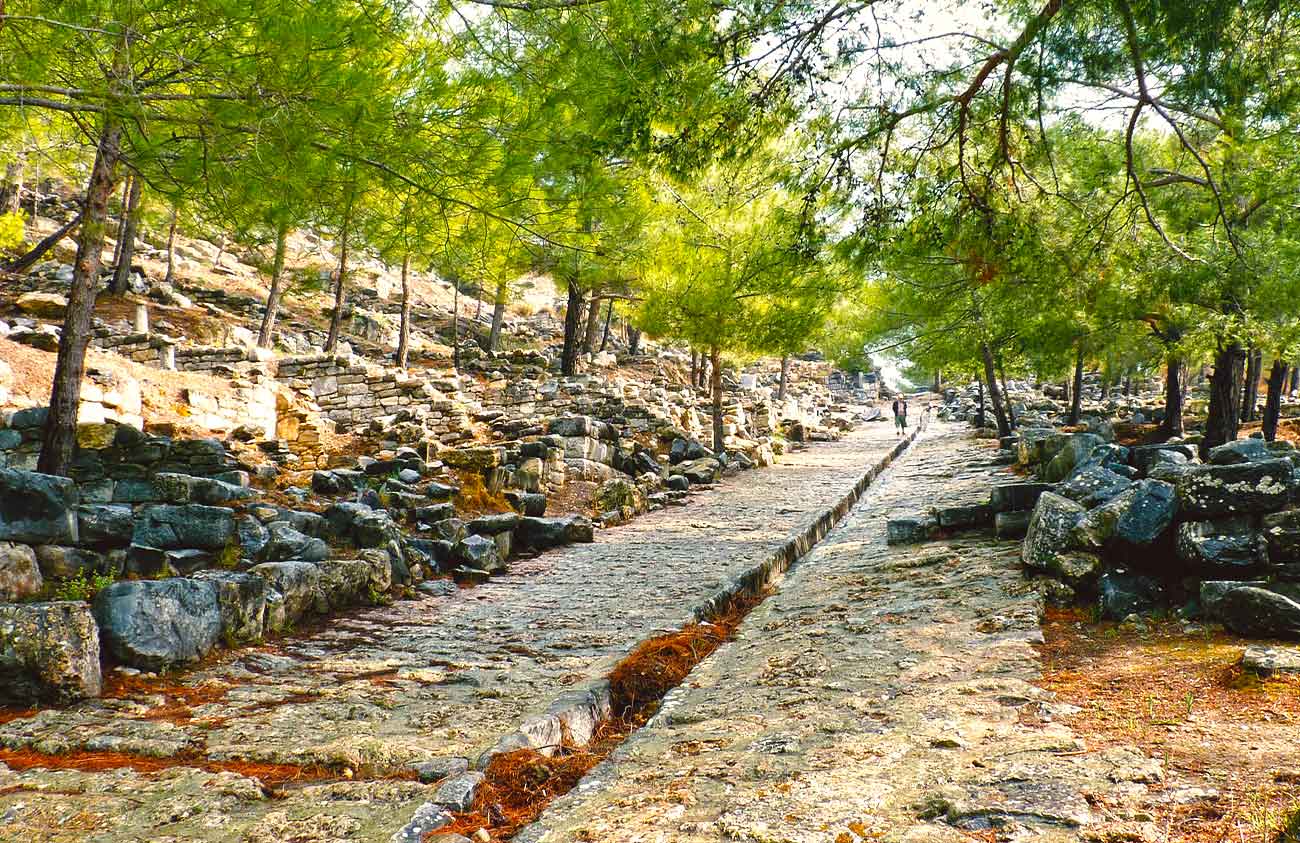 Priene Stone Street Ruins