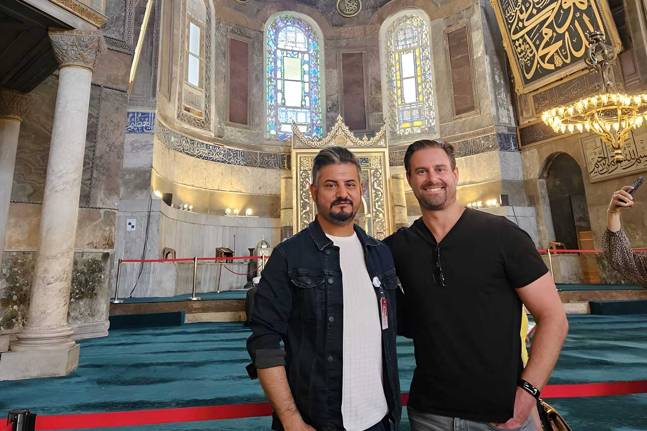 Private Guide and Tourist in Hagia Sophia