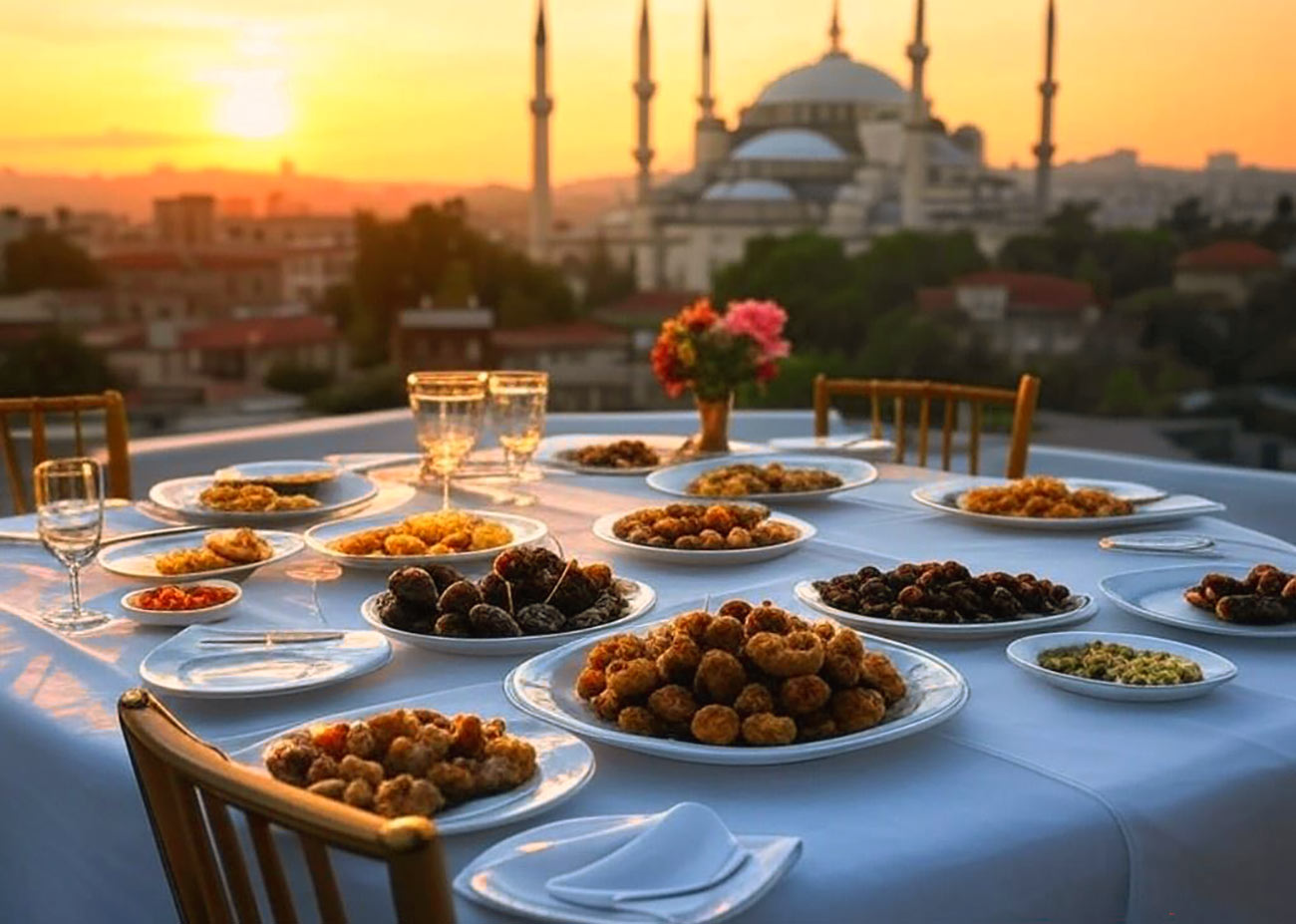 Ramadan During Dinner Table