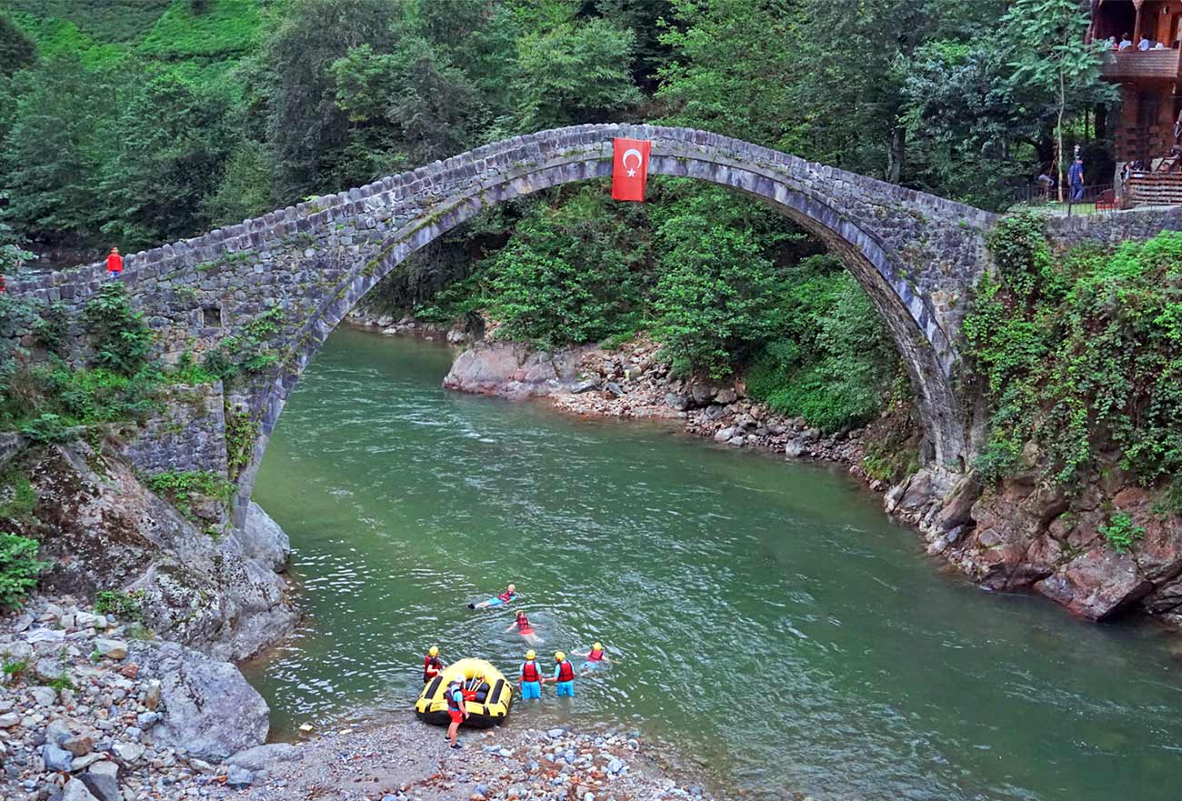 Rize Fırtına Valley and Historical Bridge