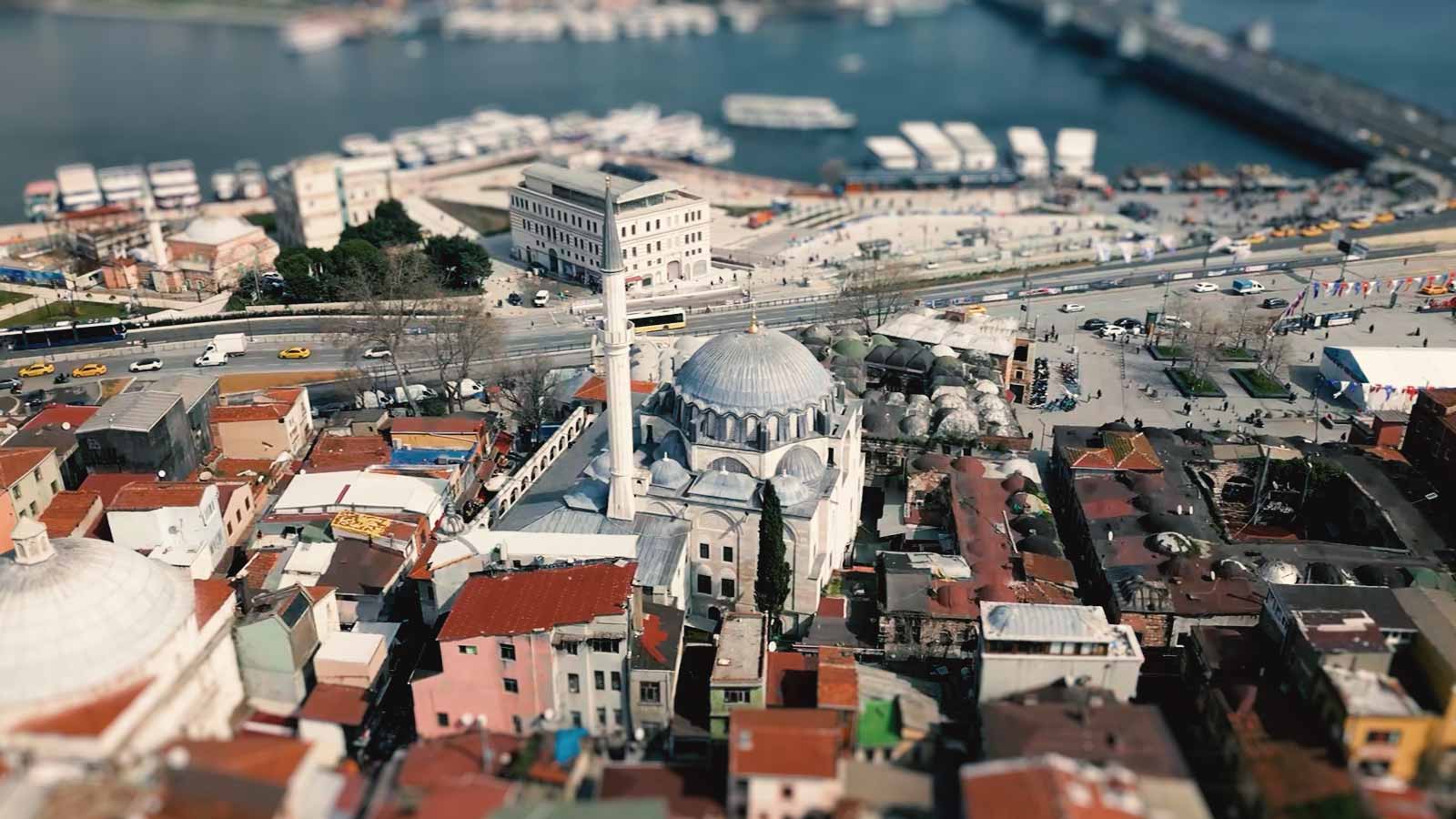 Rustem Pasa Mosque Aerial View