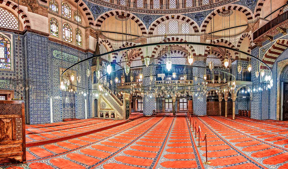 Rustem Pasa Mosque Interior