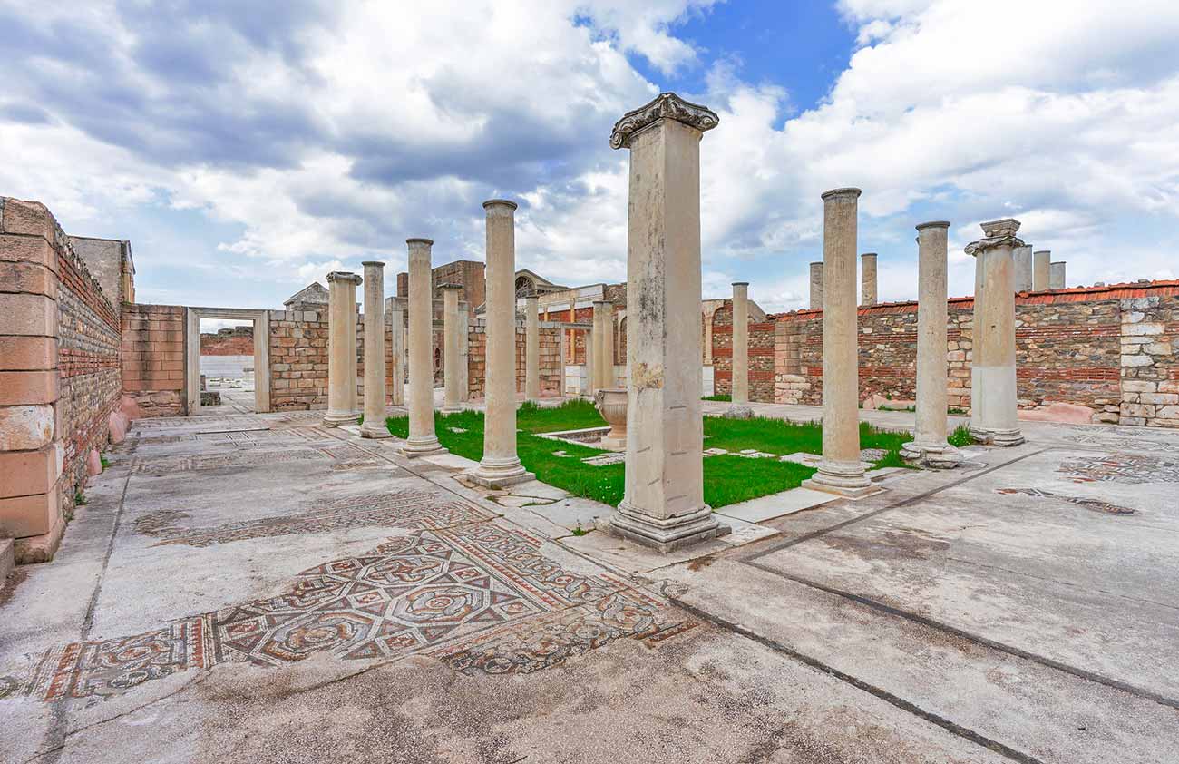 Sardis Ancient City Ruins View