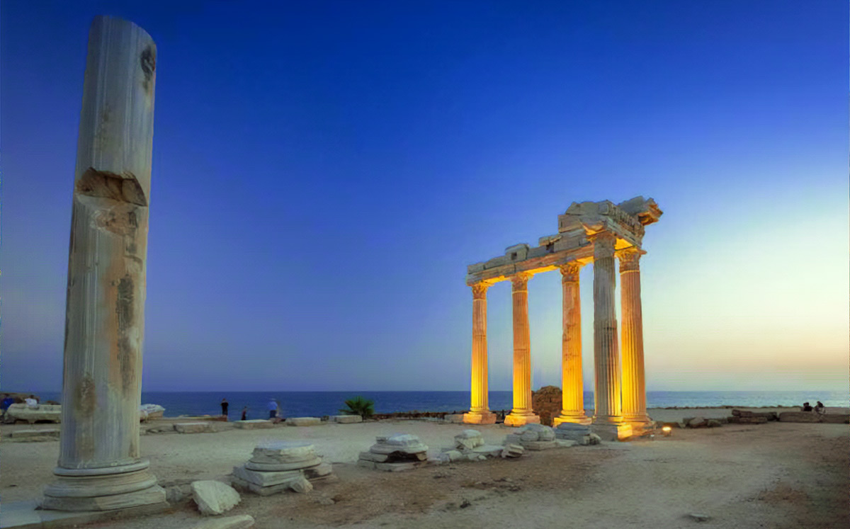 Side Ancient City Temple of Apollo