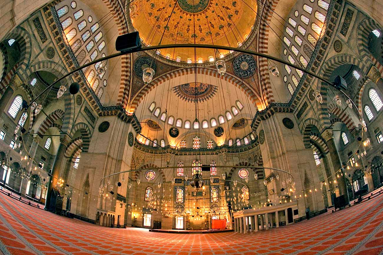 Suleymaniye Mosque Inside View