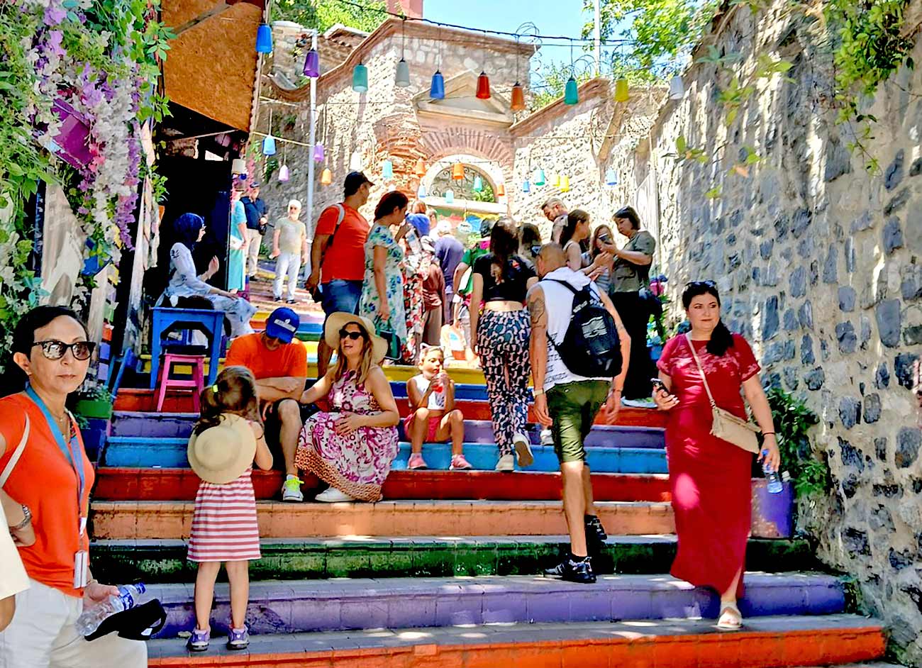 Tourist Family in Fener Balat