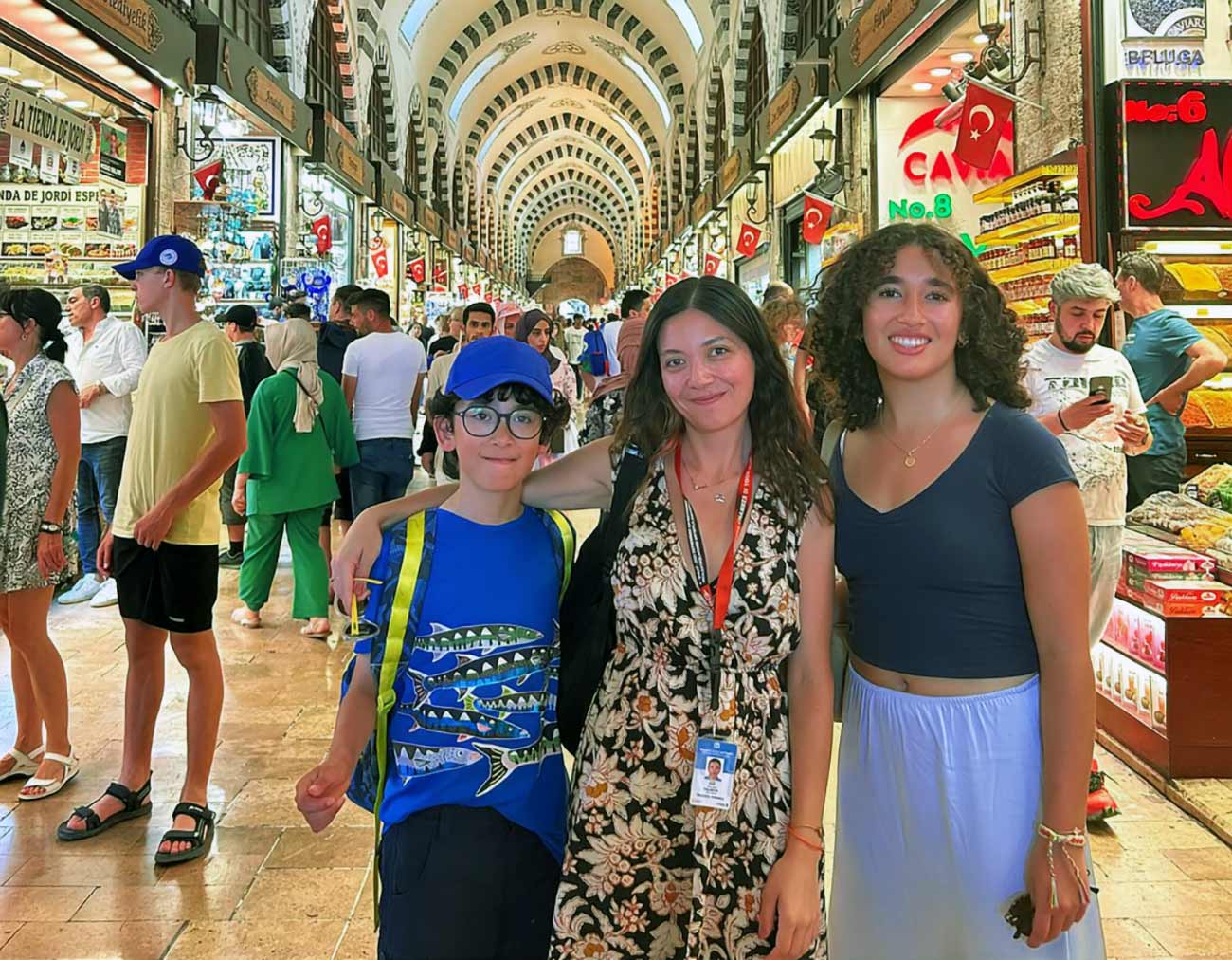 Tourist and Guide in Grand Bazaar