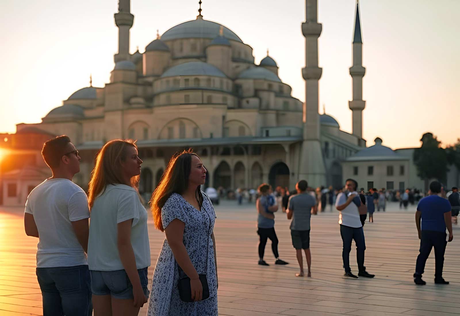 Tourist in Istanbul at Ramadan During