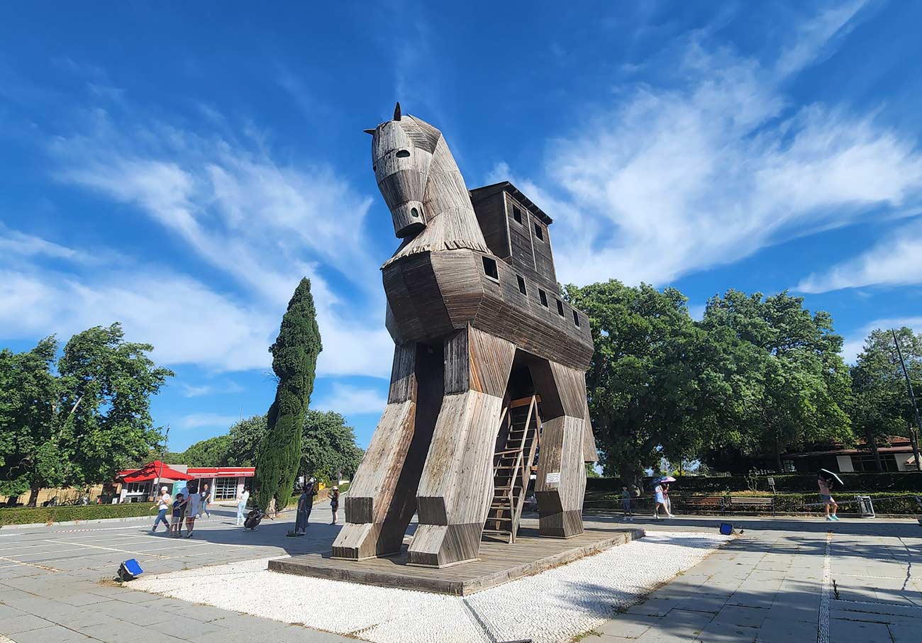 Troy Trojan Horse View