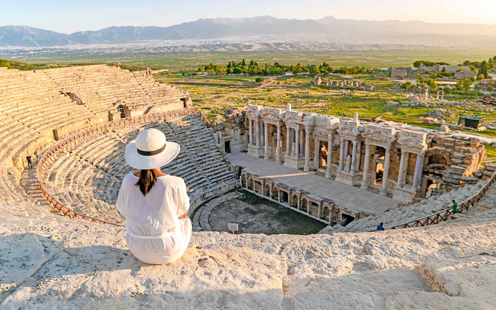 Turkey Archaeological Sites Hierapolis Ancient City Pamukkale