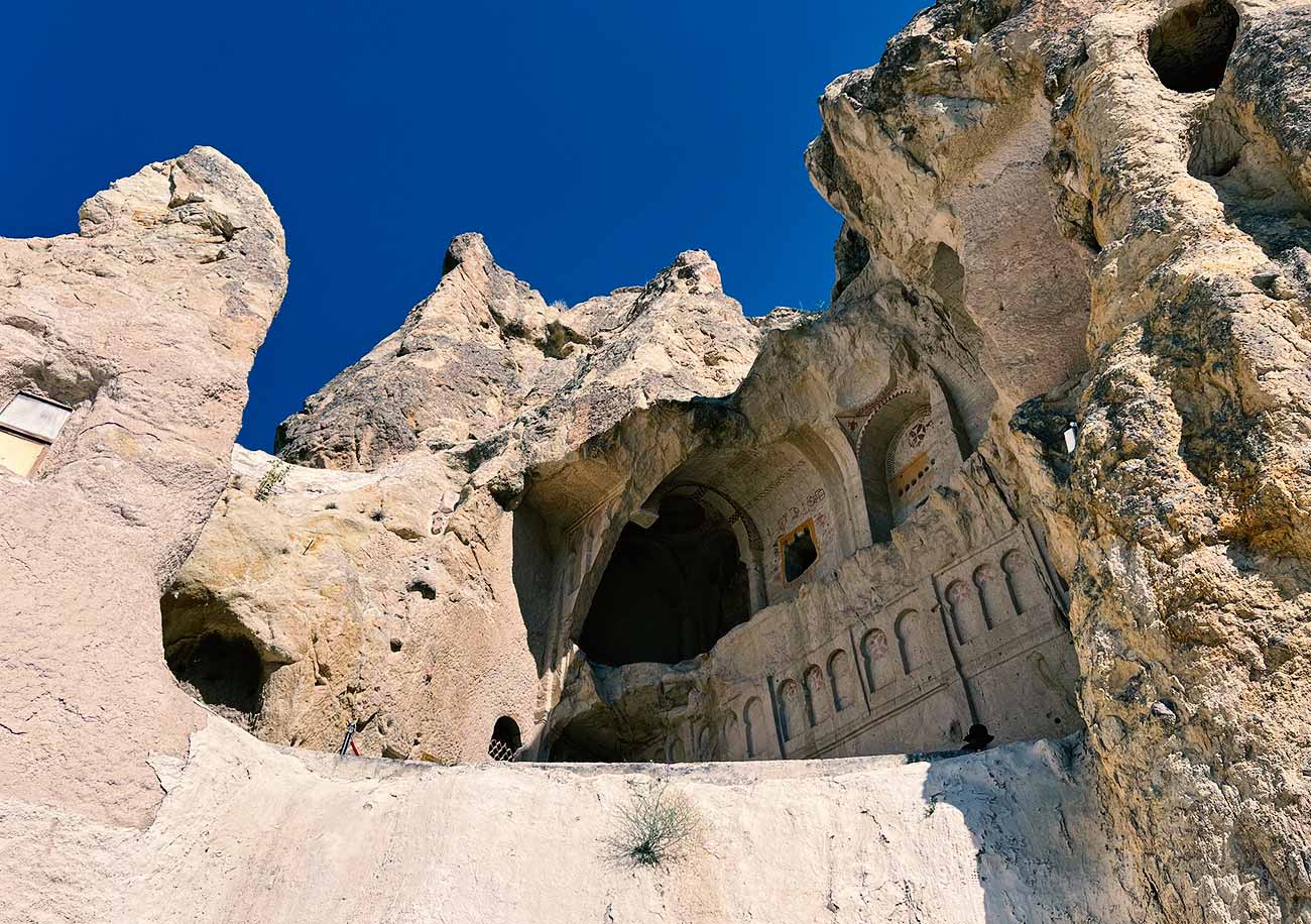 Turkey Cappadocia Goreme Open Air Museum Dark Church