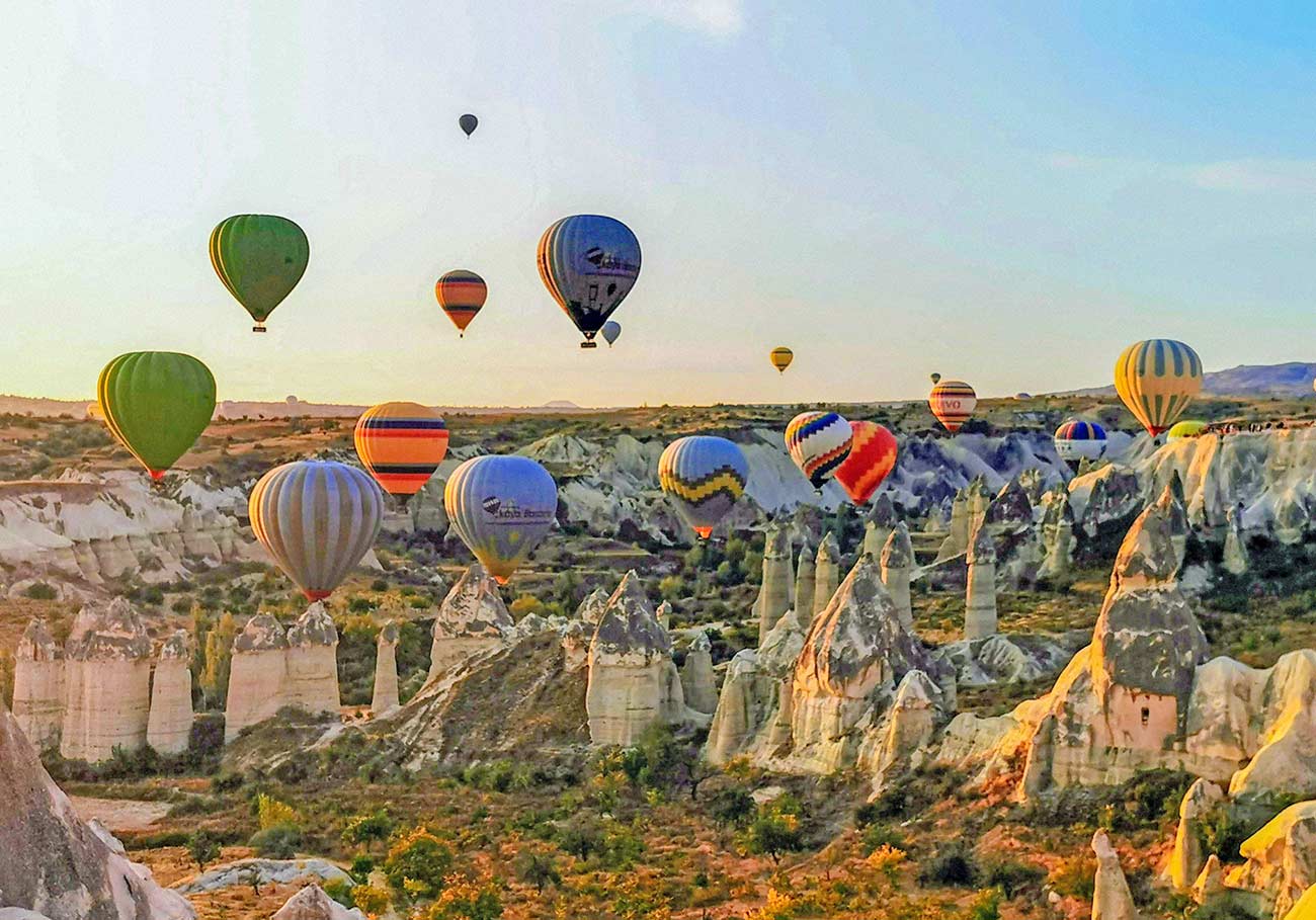 Turkey Cappadocia Hot Air Balloons View