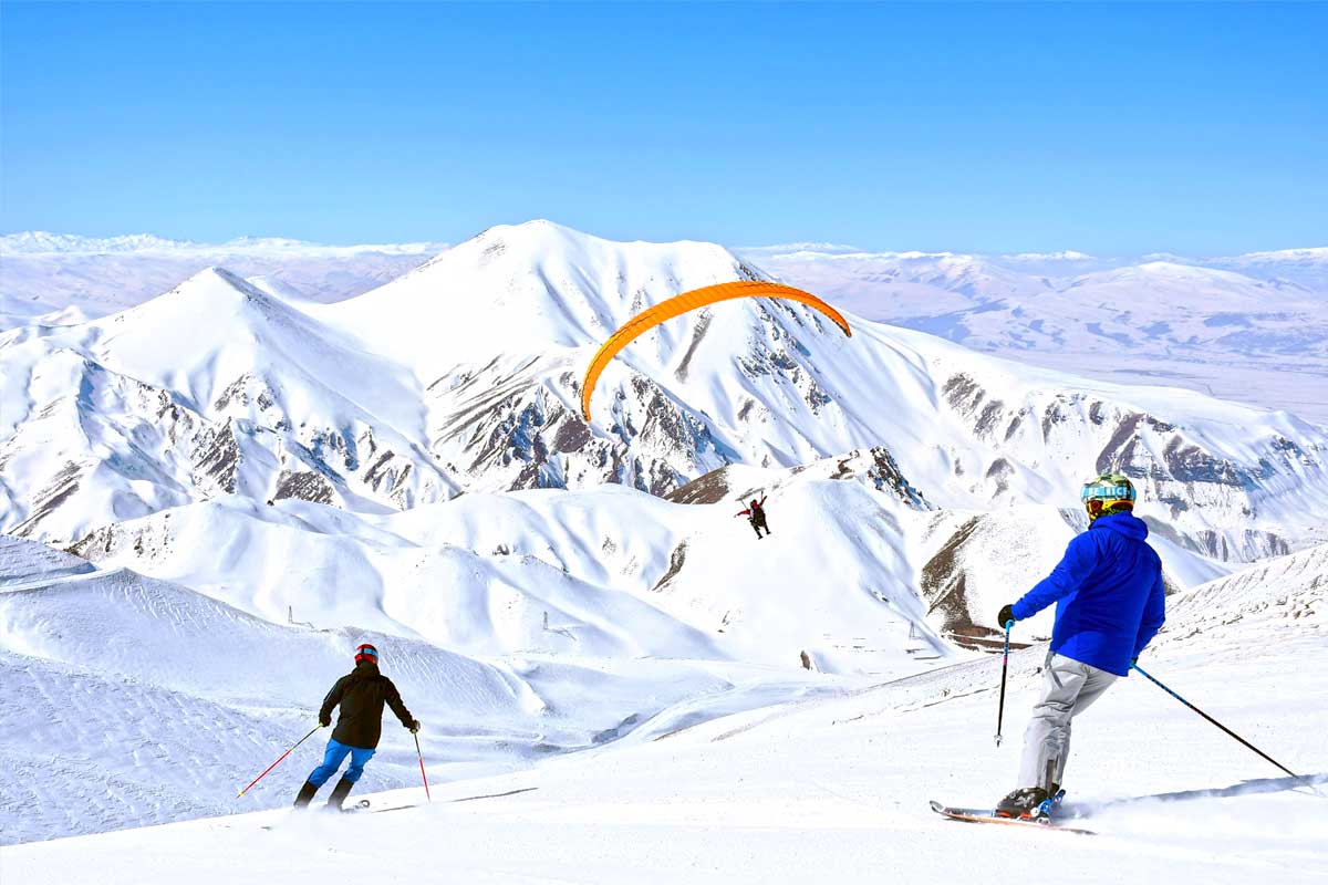 Turkey Palandoken Winter Landscape